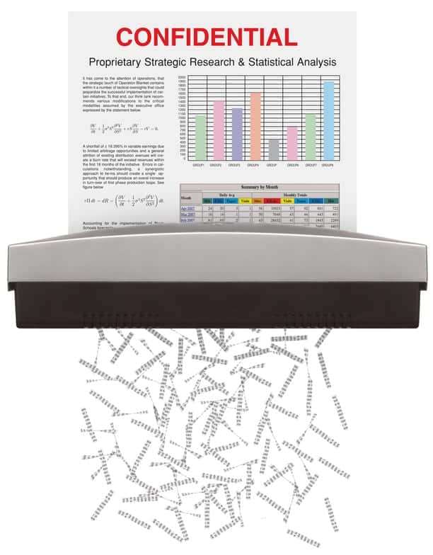 Shredding confidential documents in Portland OR with Datasafe