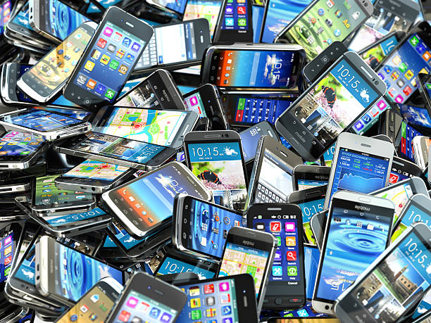 DataSafe offers shredding services for cell phones like the ones pictured here
